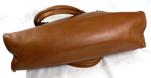 Antonio Melani Tasche braun Leder naturbraun Doppelgriffe - Bild 10 von 19