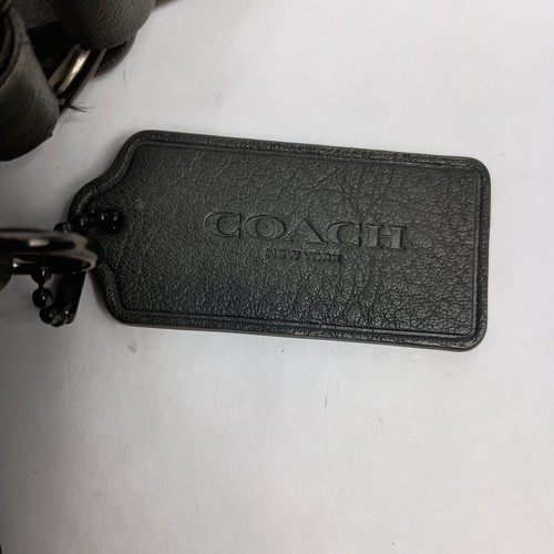 Coach Reserve Leather Rivington Crossbody Purse with Quilting, Grey SEE DESCRIPT - Picture 6 of 21