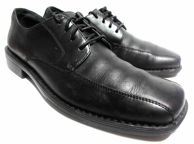 Rockport Mens Black Leather Oxfords Lace Up Dress Shoes 10.5  display picture 1