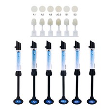 Dental Curing Light Universal Hybrid Composite Resin A1 A2 A3 A3.5 B1 B2 Syringe