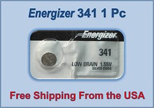 341 Energizer Silver Oxide Watch / Electronic Battery 1 Pc