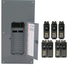 Square D HOM2040M200PCVP 200A Main Breaker Installed Indoor Load Center Value...