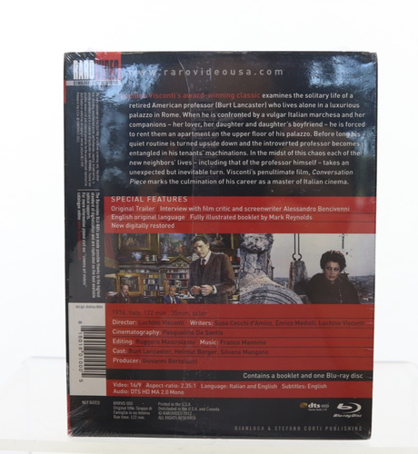 Conversation Piece (Gruppo Di Famiglia in Un Interno) (Blu-ray, 1974) New Sealed - Imagen 2 de 2