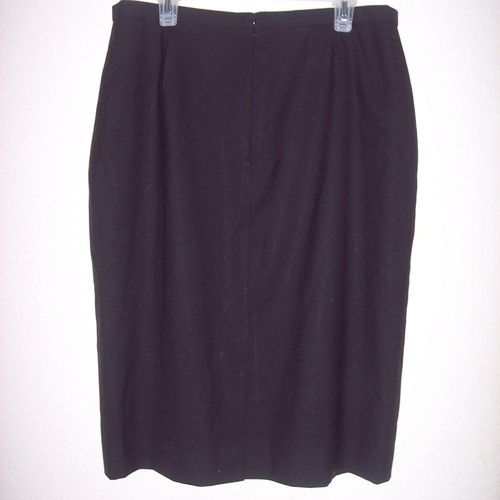 Brooks Brothers 100% Wool Bk Midi Career Skirt 8 - Picture 4 of 5