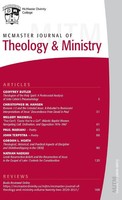David J. Fuller (U. A.) | Mcmaster Journal Of Theology And Ministry | Buch