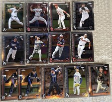 (115+) 2025 Topps Chrome Baseball Card Lot. See Pictures For List Of Players 