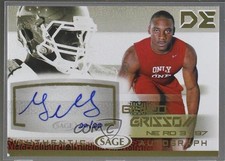 2015 Sage Auto Gold /20 Geneo Grissom #A23 Rookie Auto RC