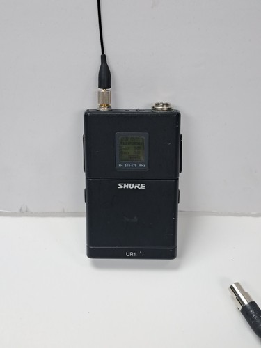 Shure UR1 H4 Wireless Transmitter w/ MX150 Microphone Belt Pack 518-578MHZ UR1H4 - Picture 16 of 23