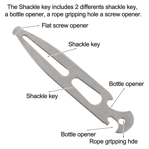 304 Stainless Steel Multifunctional Wrench Tool for Camping and Repairs - Picture 11 of 12