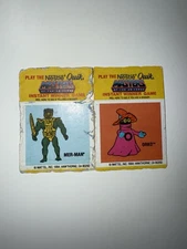 1984 Nestle Quik Masters of the Universe Game Cards Mer-Man Orko Mattel Promo 