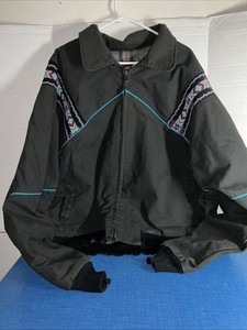 David James　ジャケット　ブルゾン　ネイティブ USA製デビッドジェームスDavid Jamesネイティブ柄ジャケット