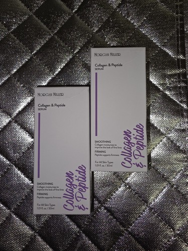 Morgan Miller Collagen Peptide Serum Smoothing Firming 1.01 Fl Oz Lot Of 2 - Picture 1 of 3