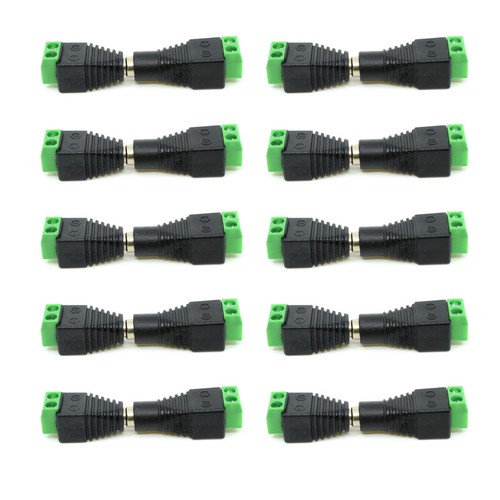 5/10 Pair 2.1/2.5x5.5mm 5-24V DC Barrel Power Plug Jack Connector LED Strip CCTV - Picture 6 of 45