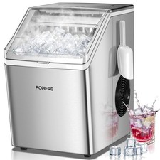 Eismaschine, Edelstahl, 24 kg/24h, 24 Eiswür...