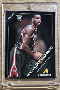 2013-14 Panini Pinnacle Giannis Antetokounmpo Base Rookie Milwaukee Bucks RC