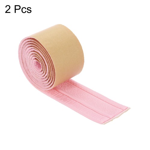Borde de pared 3D autoadhesivo 89"x3,1" peeling stick moldura, rosa 2 piezas - Imagen 3 de 6