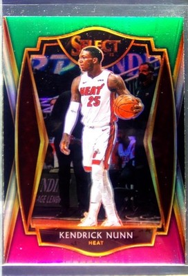 2020-21 Select Kendrick Nunn Green White Purple #153 Heat
