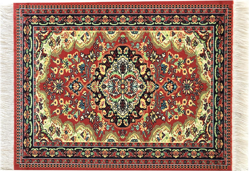 Dollhouse Rugs, Set of 4, Miniature Doll House Accessory, Carpets for 3” and 6”  - Picture 4 of 12