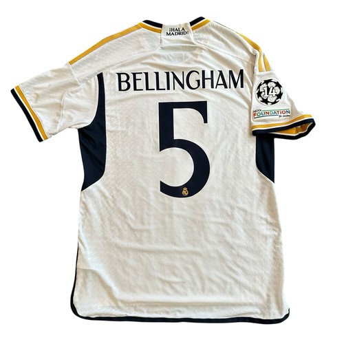 Adidas Real Madrid #5 Bellingham 2023/24 Home Authentic Fußball Trikot (L) - Bild 1 von 7