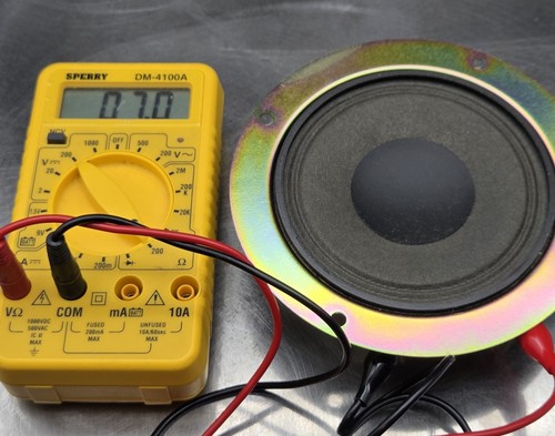 OEM KLH 9250B Midrange Speaker With Trim Ring  - Picture 4 of 4