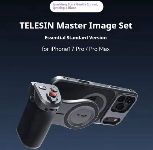 Kit Controlador TELESIN iPhone Para iPhone17pro/17pro Max Mango Fotográfico