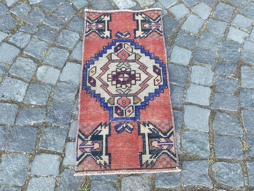 Small Rug Door Mat Bath Mat Wool Rug Oushak Rug Traditional Rug Floor Rug - Picture 4 of 9