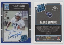 2016 Donruss Optic Rated Blue Signatures /75 Tajae Sharpe #195 Rookie Auto RC