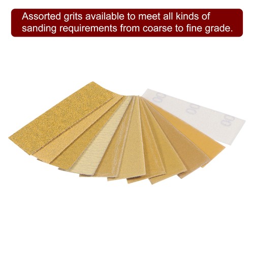 50pcs Micro Detail Sander Paper 320 Grit 3.5 x 1.2 Inch Finger Sander Sandpapers - Picture 5 of 6