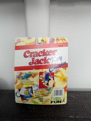 Vintage Cracker Jack Sailor Keychain with Authentic Cracker Jack Prize NIP 1996 - Picture 2 of 2