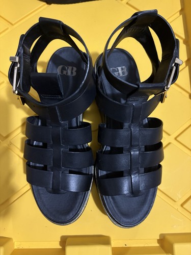 Black Women’s Size 9 GB Brand With Strap Shoes Used But Good Condition