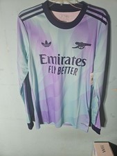 Adidas Arsenal 24/25 Long Sleeve Third Jersey Size Small IS8138
