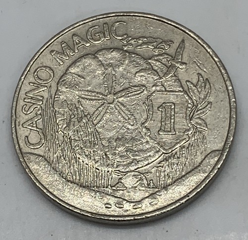 Casino Magic $1 Slot Gaming Token - Biloxi Mississippi 1993-2005 - Bild 2 von 2