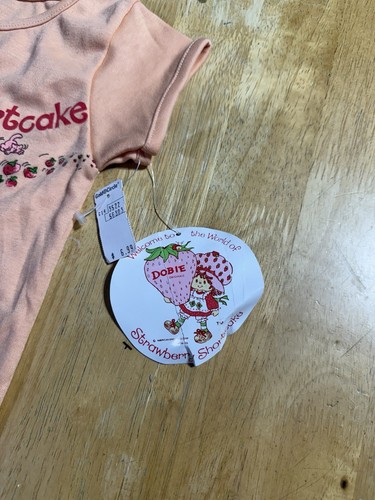 Vintage Strawberry Shortcake New With Tags T-Shirt Kids Girls Size 7 - Picture 3 of 6