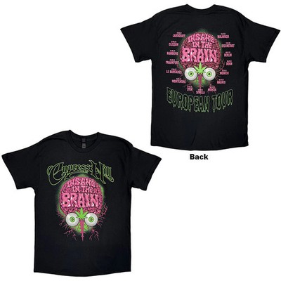 Cypress Hill T-Shirt: Insane In The Brain EU Tour '25 (Black) (Back Print & Ex-T