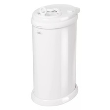 Ubbi Stainless Steel Diaper Pail - White