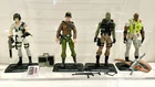 GI Joe 25th Figure lot vintage 1986 set 2009 General Hawk Mainframe Beach Head +