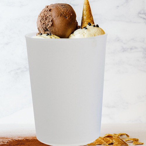 Cubo de helados de silicona para almacenamiento de cubos multifuncionales de 2 piezas - Imagen 4 de 12