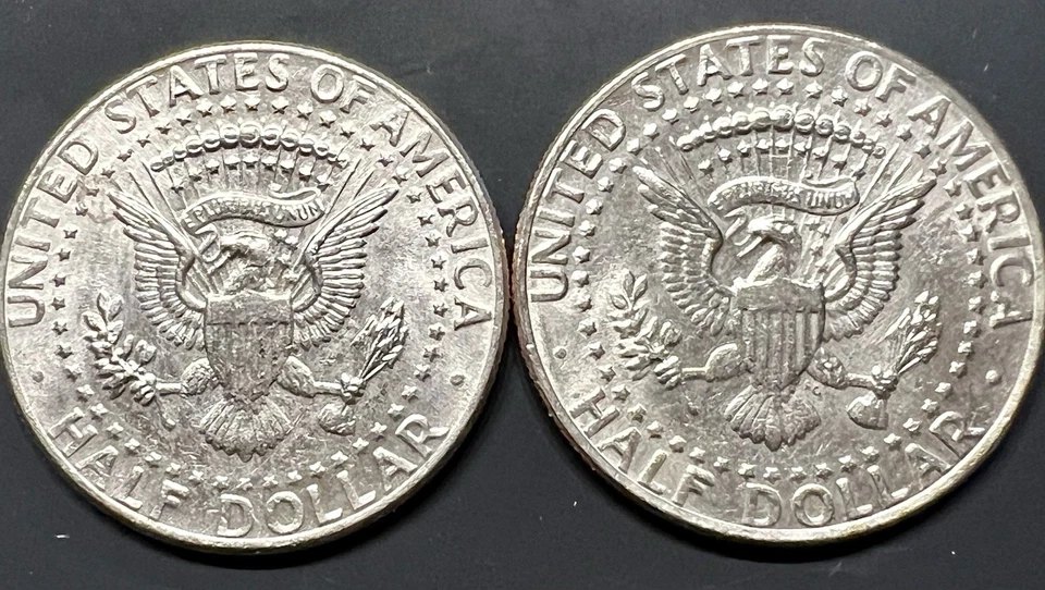 1988 P & 1989 P Kennedy Half Dollar Error Set – Rare Mint Errors - Image 2 of 4