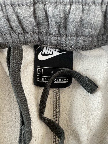 Nike Mens Cargo Sweatpants Joggers Size S SHORT Gray Tapered Embroidered Logo - Picture 5 of 18