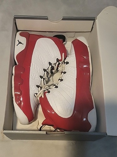 Nike Air Jordan 9 Retro weiß Fitnessstudio rot GS 302359-160 Jugend Größe 6,5y OG BOX - Bild 11 von 15
