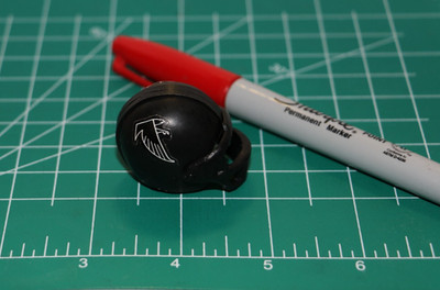 Atlanta Falcons 1990's NFL Football Gumball Helmet Pencil Topper Miniature OPI