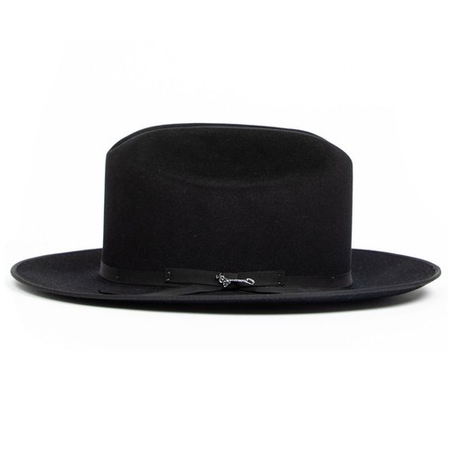 STETSON Unisex Open Road 6X Fur Felt Handmade Cowboy Hat w/ Leather Sweatband - Picture 2 of 9