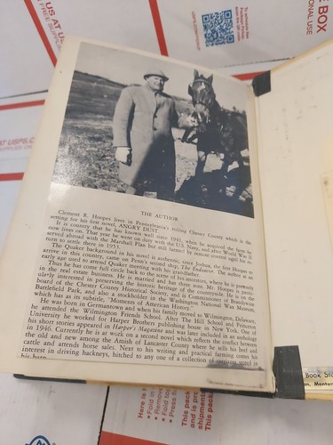 Angry Dust Clement R. Hoopes A Novel Chester County PA. Quaker Background - Foto 13 di 21