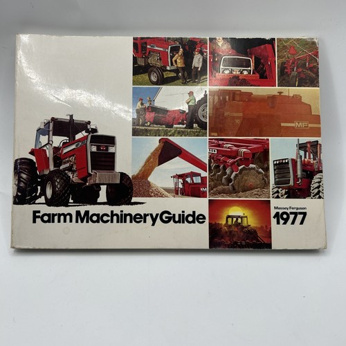Vintage Massey Ferguson Tractor Complete Farm Machinery Guide Catalog 1976 MH
