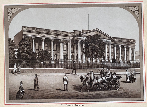 1879 1st ALBUM OF MELBOURNE VIEWS w 35 PLATES, FREE EXPRESS W/WIDE - Picture 2 of 7