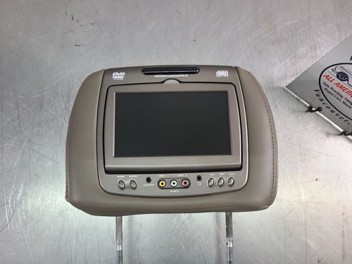 2006 Hummer H2 LH/RH Front Headrest Assembly w/ TV Screen Assembly, Wheat - OEM - Foto 8 di 24