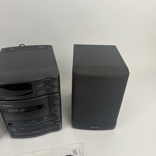Vintage Panasonic SA-CH170 Hi-Fi Cassette CD Audio System Receiver MASH/ Remote - Picture 4 of 9