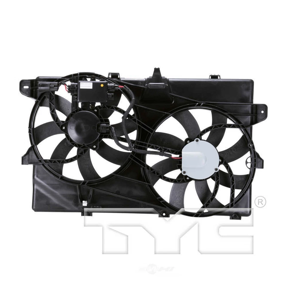 Ventilador de radiador y condensador doble para Lincoln MKX TYC 2007-2015 Foto 2 de 3