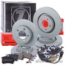 ZIMMERMANN BREMSSCHEIBEN + BELÄGE VORNE+HINTEN FÜR SKODA OCTAVIA 1 1U BJ 96-10