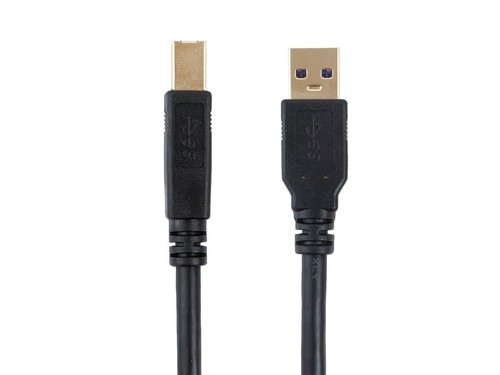 Monoprice USB 3.0 Type-A to Type-B Cable - 6 Feet - Black - Select Series - Picture 1 of 6